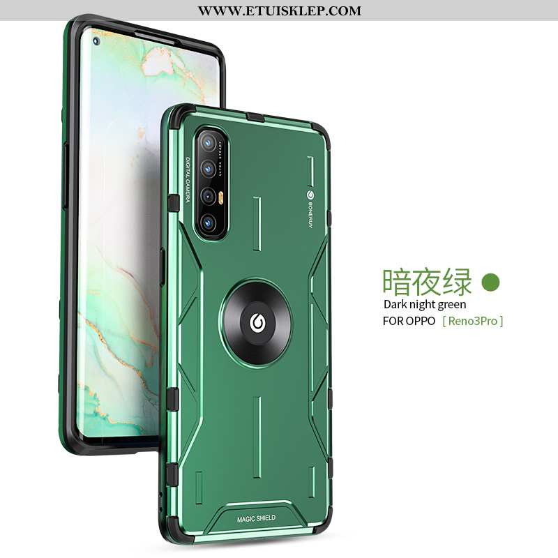 Pokrowce Oppo Reno 3 Pro Super Anti-fall Silikonowe Purpurowy Ochraniacz All Inclusive Trendy Na Spr