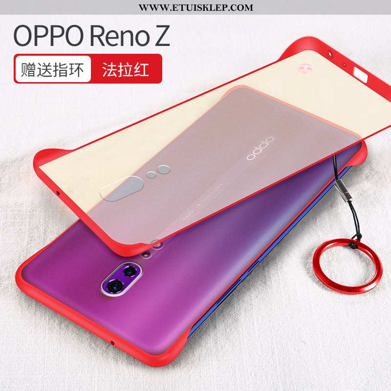 Pokrowce Oppo Reno Z Cienkie Żółty Anti-fall Granica Przezroczysty Ochraniacz Czerwony Netto Kup