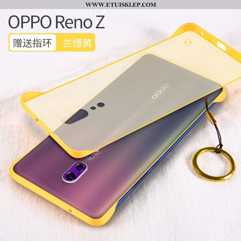 Pokrowce Oppo Reno Z Cienkie Żółty Anti-fall Granica Przezroczysty Ochraniacz Czerwony Netto Kup