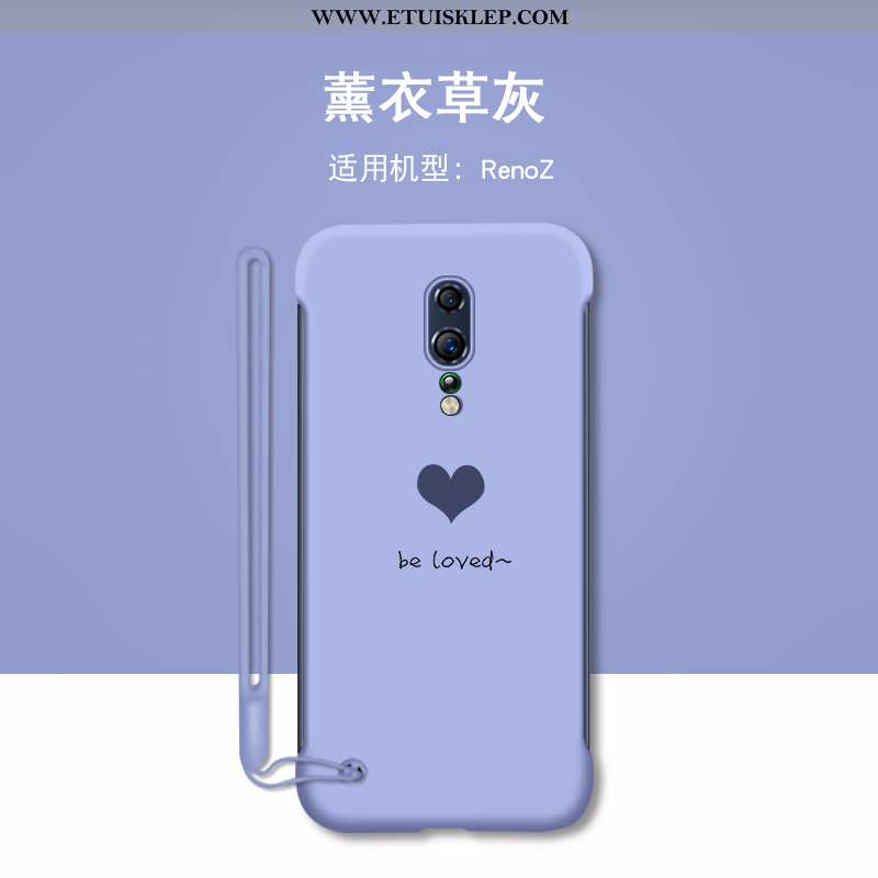 Pokrowce Oppo Reno Z Osobowość Trendy Anti-fall Futerał Niebieski Miłość Trudno Tani