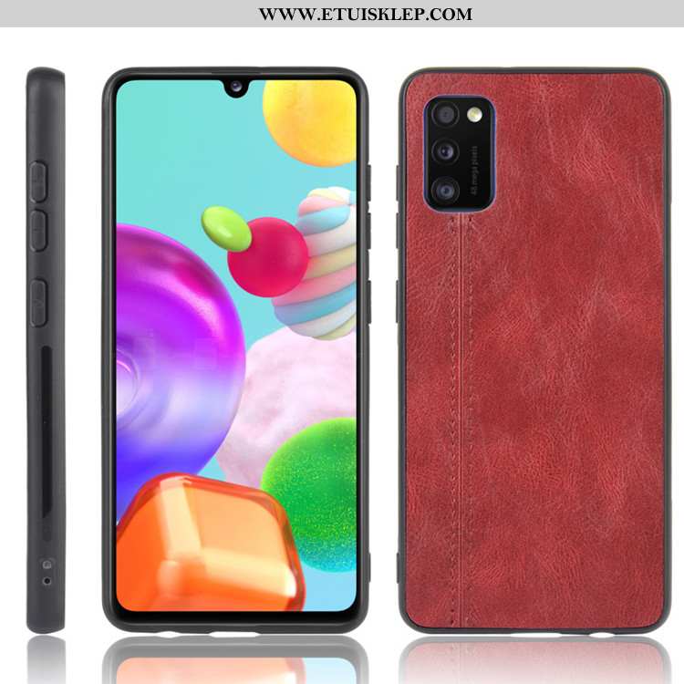 Pokrowce Samsung Galaxy A41 Trendy Etui Skóra Trudno Anti-fall Futerał All Inclusive Oferta