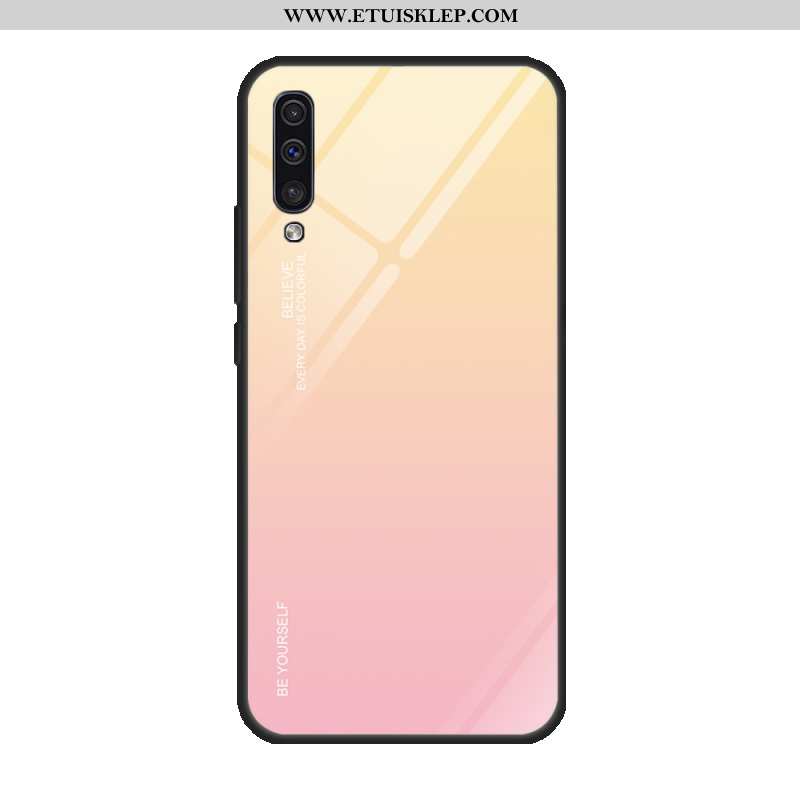 Pokrowce Samsung Galaxy A50 Szkło Telefon Komórkowy Szkło Hartowane Lustro Gwiazda Purpurowy All Inc