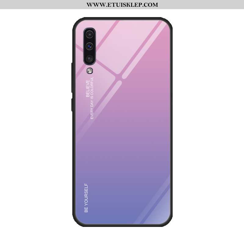 Pokrowce Samsung Galaxy A50 Szkło Telefon Komórkowy Szkło Hartowane Lustro Gwiazda Purpurowy All Inc