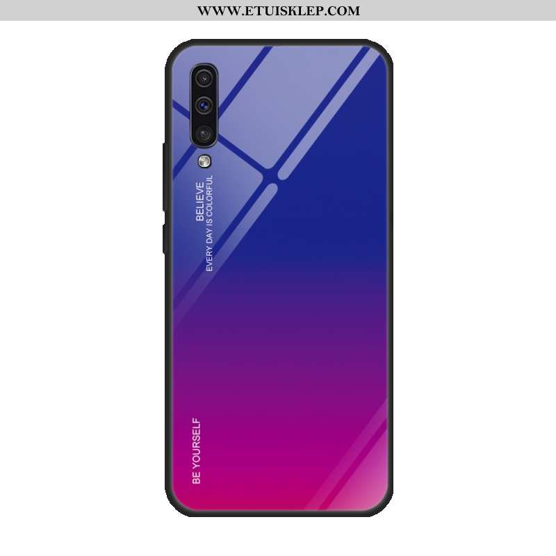 Pokrowce Samsung Galaxy A50 Szkło Telefon Komórkowy Szkło Hartowane Lustro Gwiazda Purpurowy All Inc