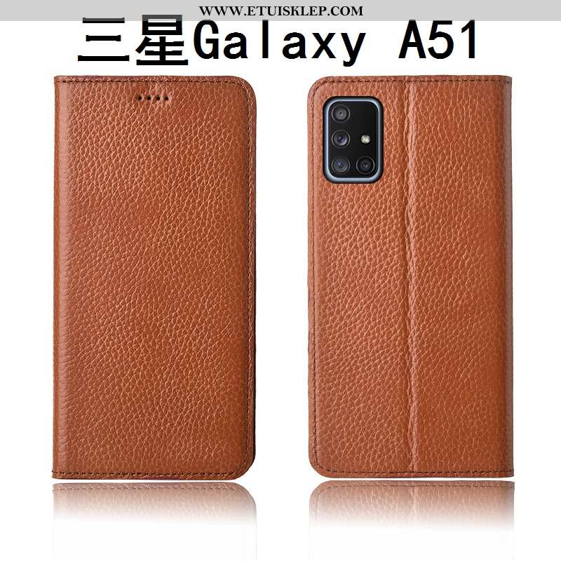 Pokrowce Samsung Galaxy A51 Silikonowe Nowy Anti-fall Etui Skórzane Futerał Litchi Kup