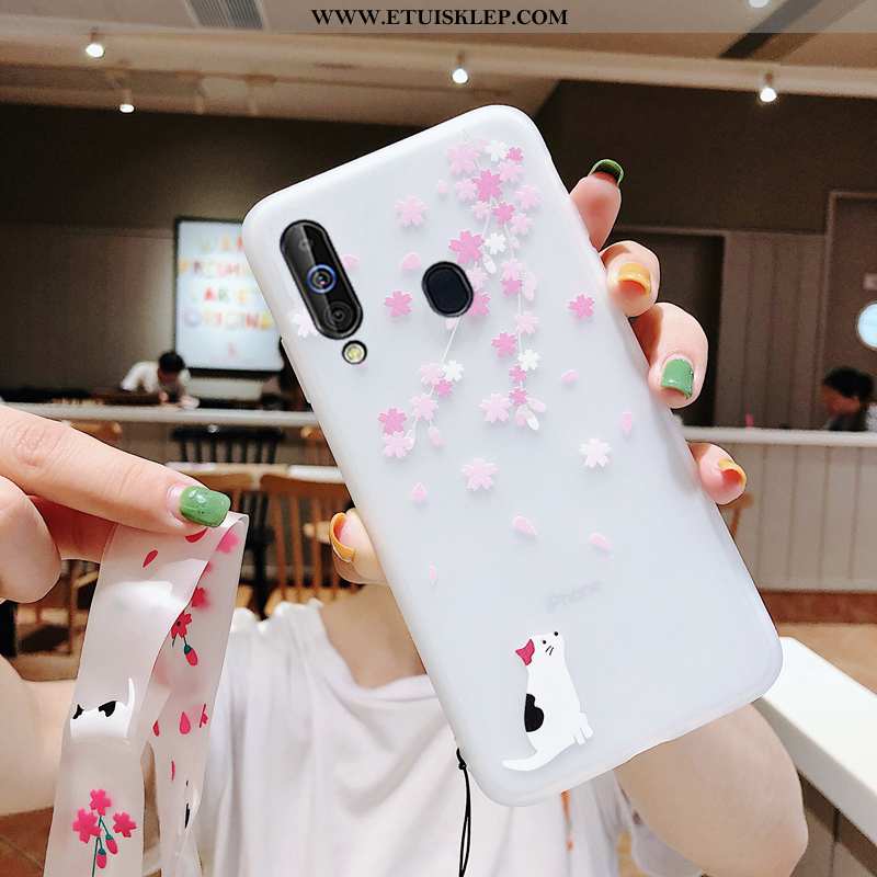 Pokrowce Samsung Galaxy A60 Miękki Sakura Biały All Inclusive Telefon Komórkowy Etui Kreatywne Kup