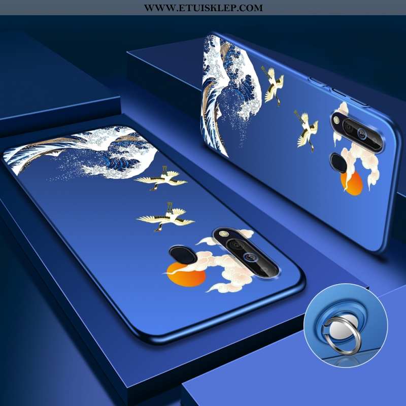 Pokrowce Samsung Galaxy A60 Nubuku Niebieski Trudno Gwiazda Futerał Telefon Komórkowy Oferta