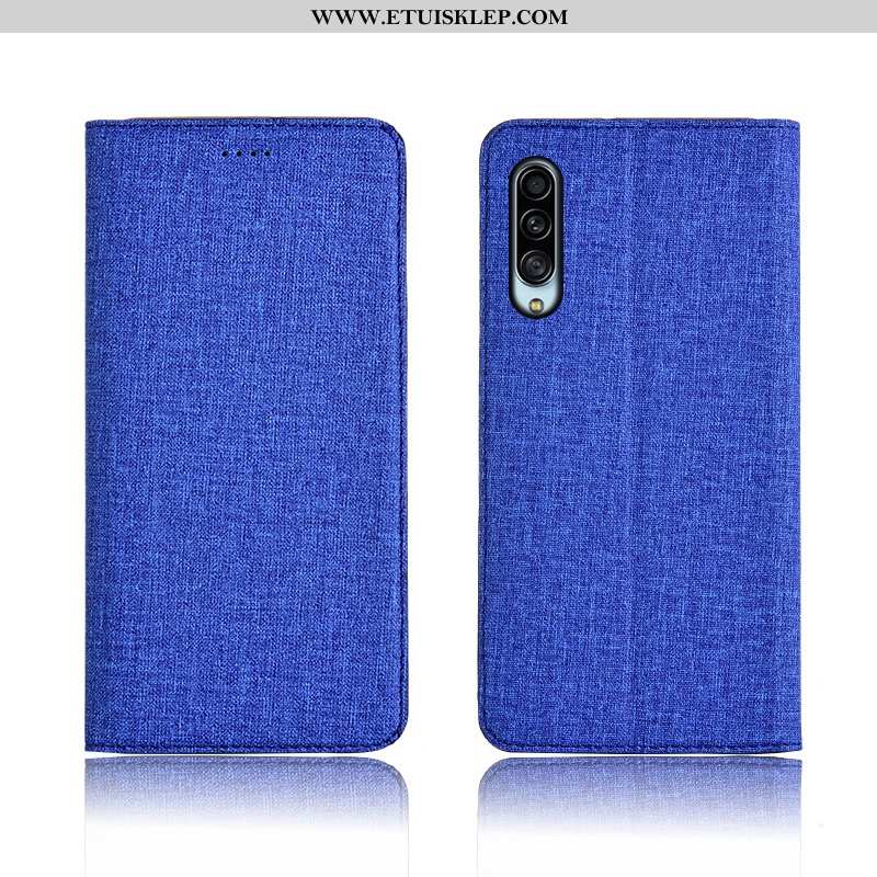 Pokrowce Samsung Galaxy A90 5g Silikonowe Skórzane Etui Klapa Niebieski Telefon Komórkowy Nowy Sklep