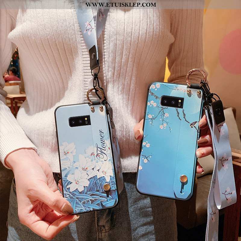 Pokrowce Samsung Galaxy Note 8 Vintage Wiatr Wisząca Szyja Anti-fall Etui Niebieski Ochraniacz Sklep