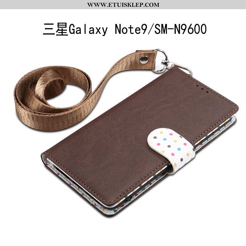 Pokrowce Samsung Galaxy Note 9 Skórzane Etui All Inclusive Futerał Obudowa Telefon Komórkowy Gwiazda
