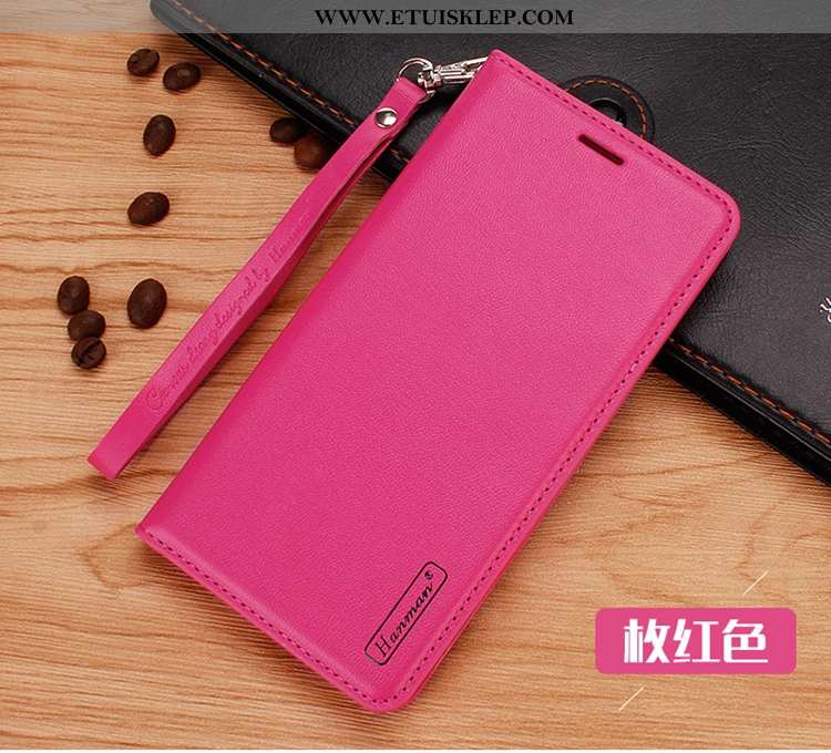 Pokrowce Samsung Galaxy Note20 Ultra Skórzane Etui Klapa Futerał Gwiazda Różowe Telefon Komórkowy Ku