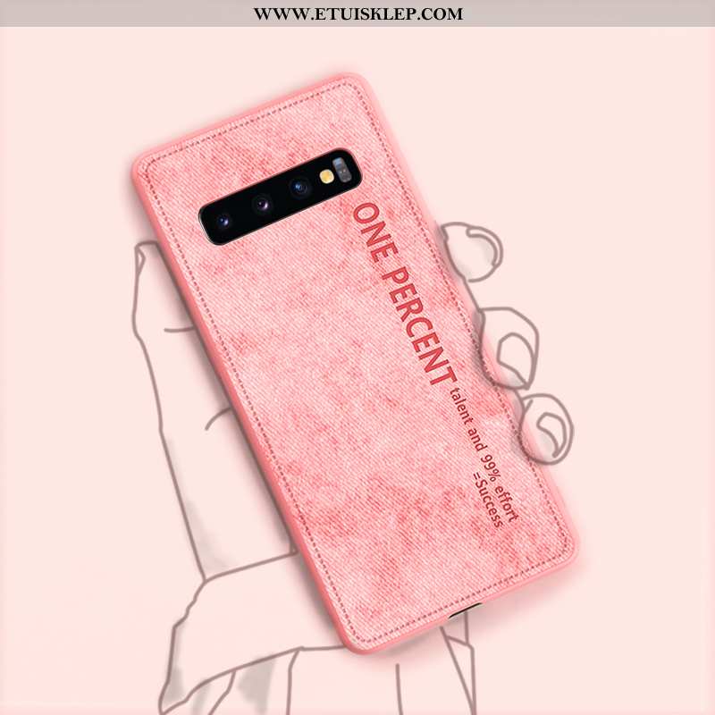 Pokrowce Samsung Galaxy S10+ Ochraniacz Różowe Telefon Komórkowy Futerał Gwiazda Trendy Lekki Luksus