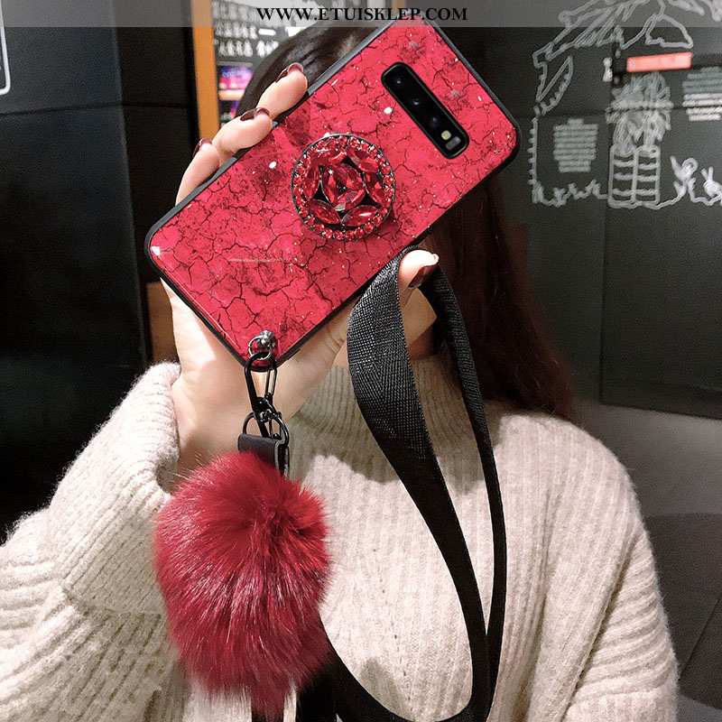 Pokrowce Samsung Galaxy S10 Silikonowe Telefon Komórkowy Etui Gwiazda Purpurowy Anti-fall Trendy Ofe