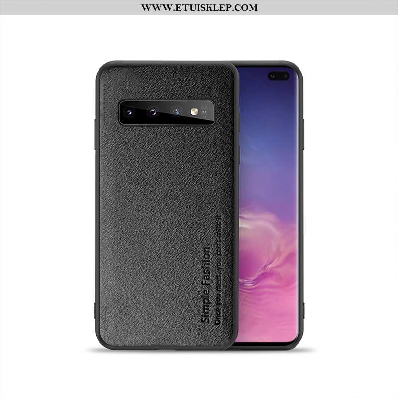 Pokrowce Samsung Galaxy S10 Skórzane Etui Telefon Komórkowy All Inclusive Gwiazda Futerał Anti-fall 