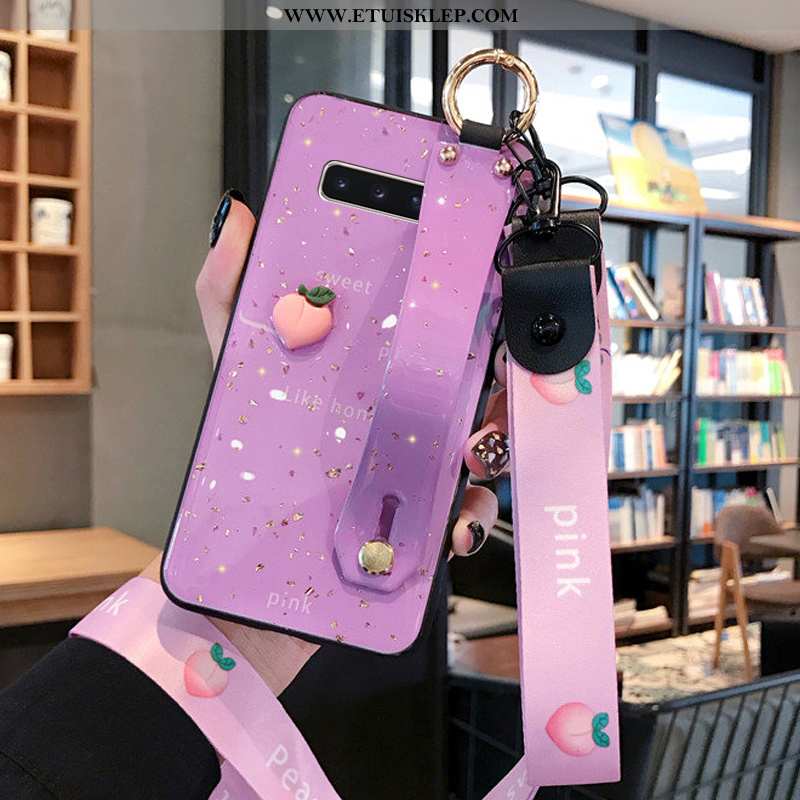 Pokrowce Samsung Galaxy S10+ Trendy Kreatywne Anti-fall Telefon Komórkowy Ochraniacz Serce Zielony T