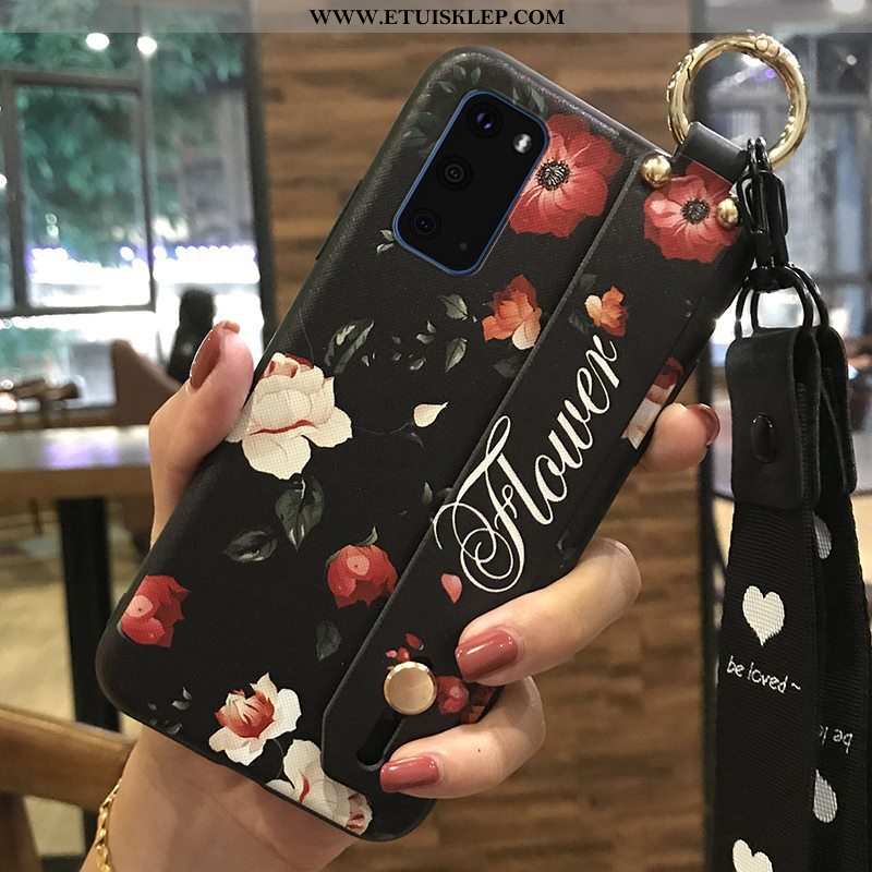 Pokrowce Samsung Galaxy S20 Wiszące Ozdoby Etui Futerał Kwiaty Wspornik Świeży Telefon Komórkowy Spr