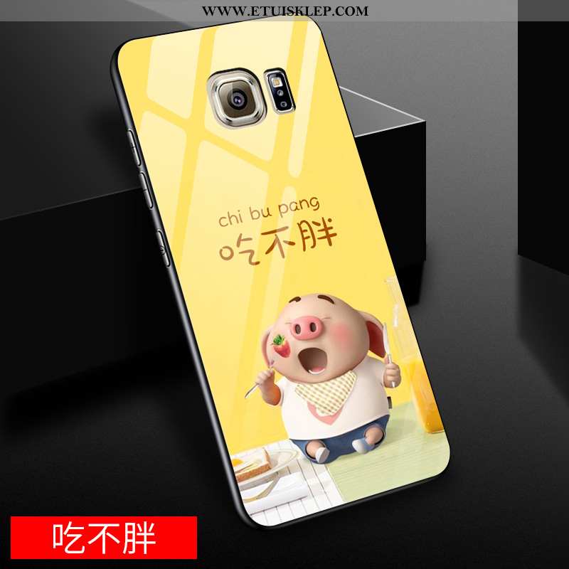 Pokrowce Samsung Galaxy S6 Edge Filmy Kreskówka Żółty Gwiazda Czerwony Netto Szkło Piękny Sklep