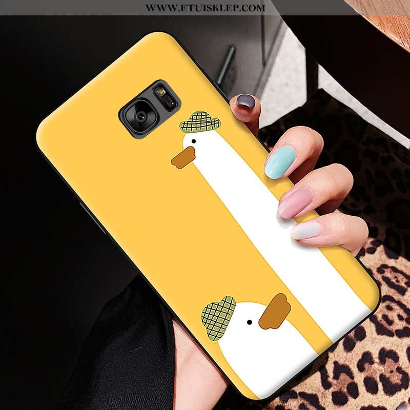Pokrowce Samsung Galaxy S6 Edge Kreskówka Gwiazda Anti-fall Ochraniacz Etui Żółty Telefon Komórkowy 