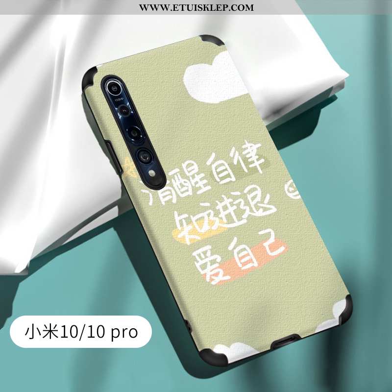 Pokrowce Xiaomi Mi 10 Pro Kreatywne Telefon Komórkowy Anti-fall Zielony Super Etui Futerał Sklep