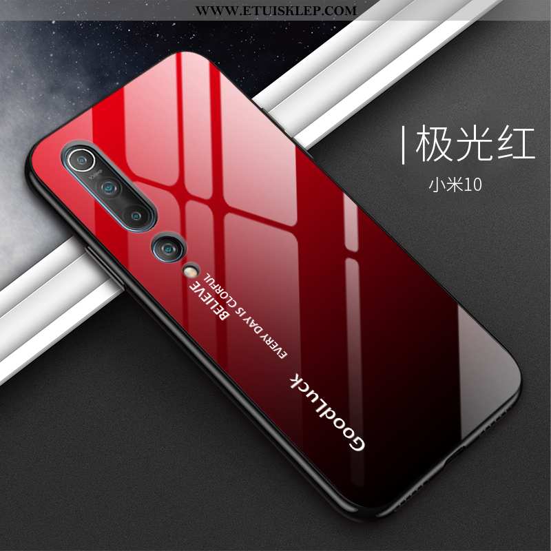 Pokrowce Xiaomi Mi 10 Szkło Super Telefon Komórkowy Cienkie All Inclusive Czerwony Netto Osobowość T