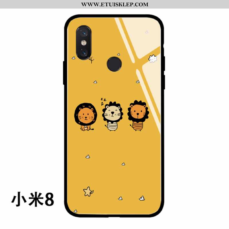 Pokrowce Xiaomi Mi 8 Kreatywne Ochraniacz Silikonowe Piękny Lew Anti-fall Żółty Kup