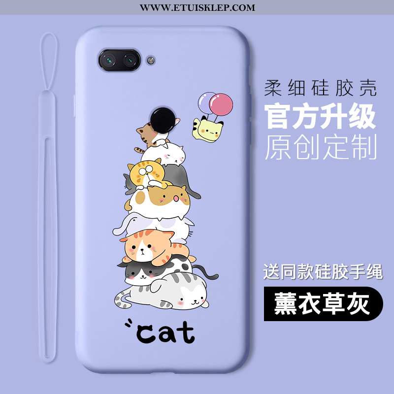 Pokrowce Xiaomi Mi 8 Lite Ochraniacz Młodzież Telefon Komórkowy Kotek Anti-fall Etui Purpurowy Sklep