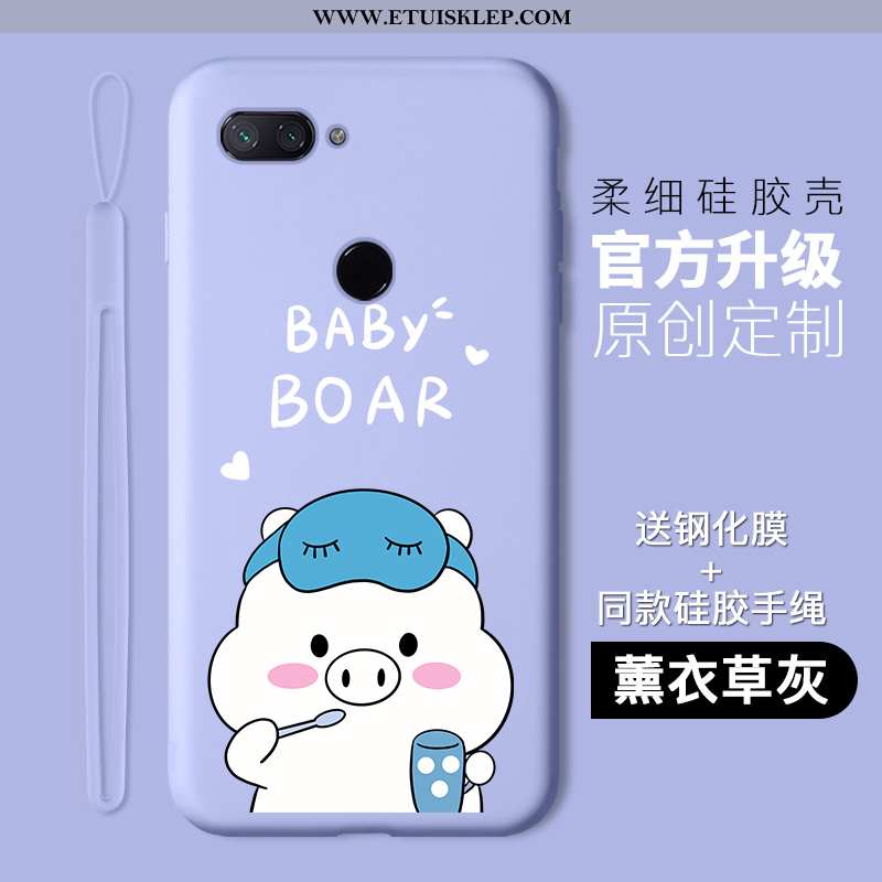 Pokrowce Xiaomi Mi 8 Lite Ochraniacz Młodzież Telefon Komórkowy Kotek Anti-fall Etui Purpurowy Sklep