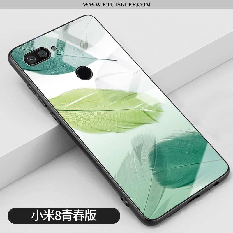 Pokrowce Xiaomi Mi 8 Lite Szkło Futerał Młodzież Trudno Telefon Komórkowy Trendy Anti-fall Na Sprzed