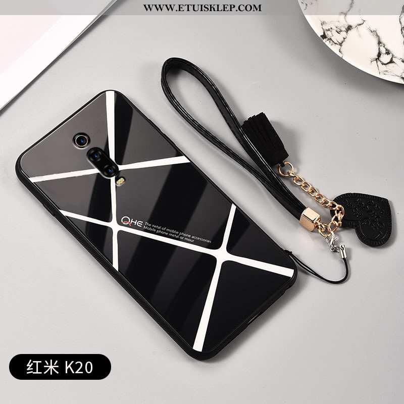 Pokrowce Xiaomi Mi 9t Miękki Wiszące Ozdoby Krata Czarny Futerał Mały Biały Sprzedam