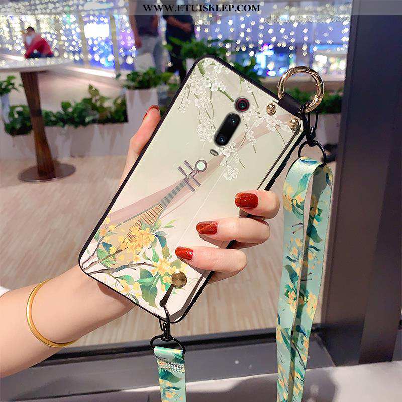 Pokrowce Xiaomi Mi 9t Silikonowe Zielony Miękki Kreatywne Wiszące Ozdoby Klasyczna Telefon Komórkowy