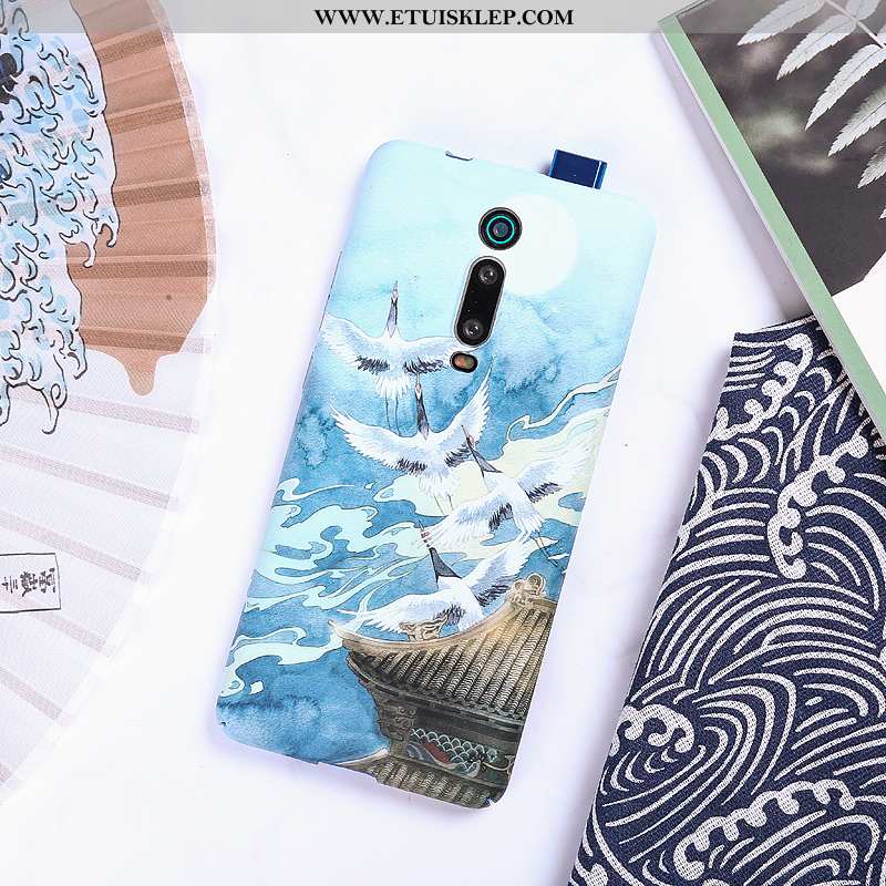 Pokrowce Xiaomi Mi 9t Super Kreatywne Anti-fall Osobowość Telefon Komórkowy Niebieski Trudno Na Sprz