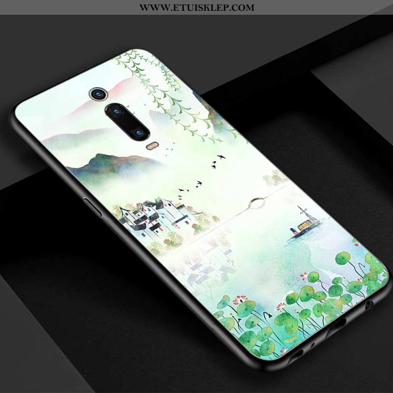 Pokrowce Xiaomi Mi 9t Szkło Futerał Proste Telefon Komórkowy Chiński Styl Czerwony Niebieski Kup