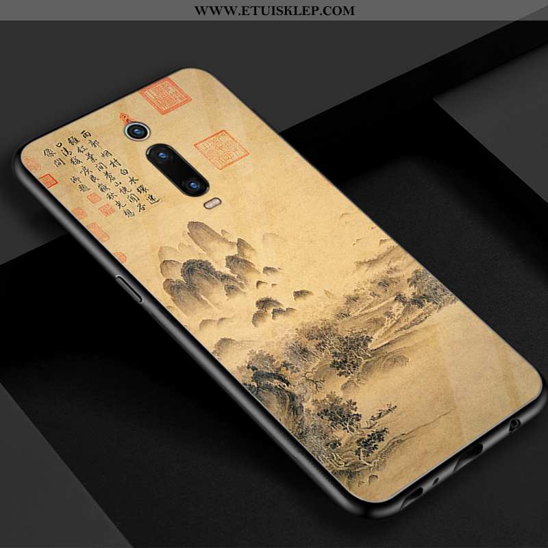 Pokrowce Xiaomi Mi 9t Szkło Futerał Proste Telefon Komórkowy Chiński Styl Czerwony Niebieski Kup