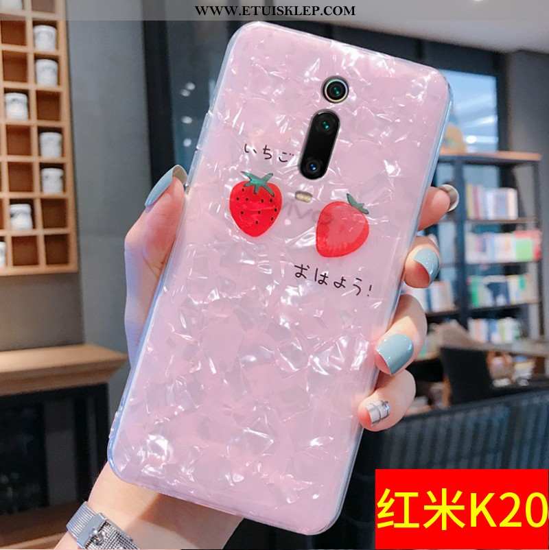 Pokrowce Xiaomi Mi 9t Trendy Etui Wzór Cienkie Różowe Telefon Komórkowy Czerwony Netto Tani