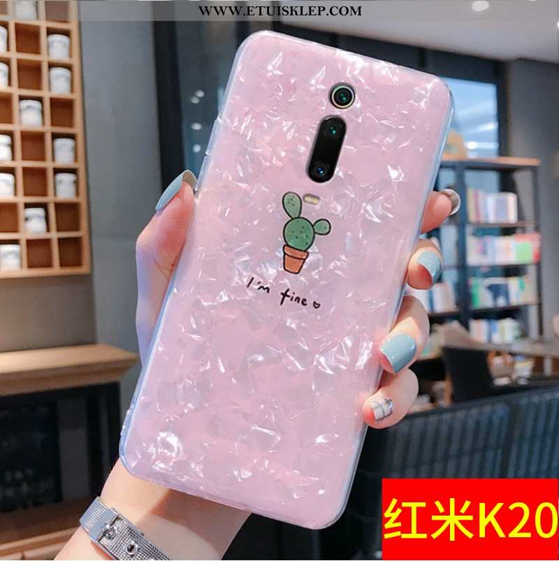 Pokrowce Xiaomi Mi 9t Trendy Etui Wzór Cienkie Różowe Telefon Komórkowy Czerwony Netto Tani