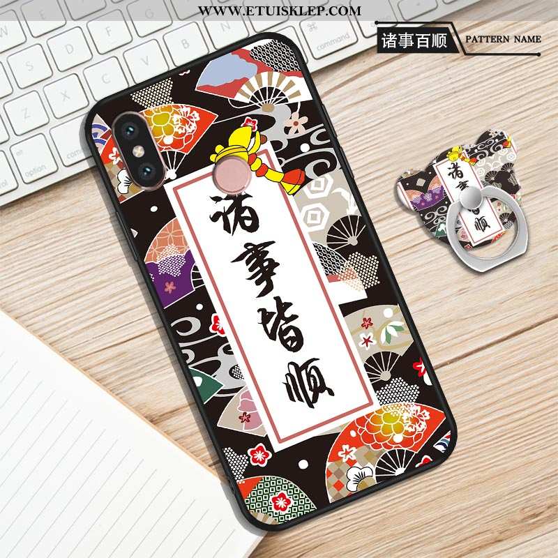 Pokrowce Xiaomi Mi A2 Silikonowe Purpurowy Anti-fall Telefon Komórkowy Kreatywne Kreskówka Futerał K