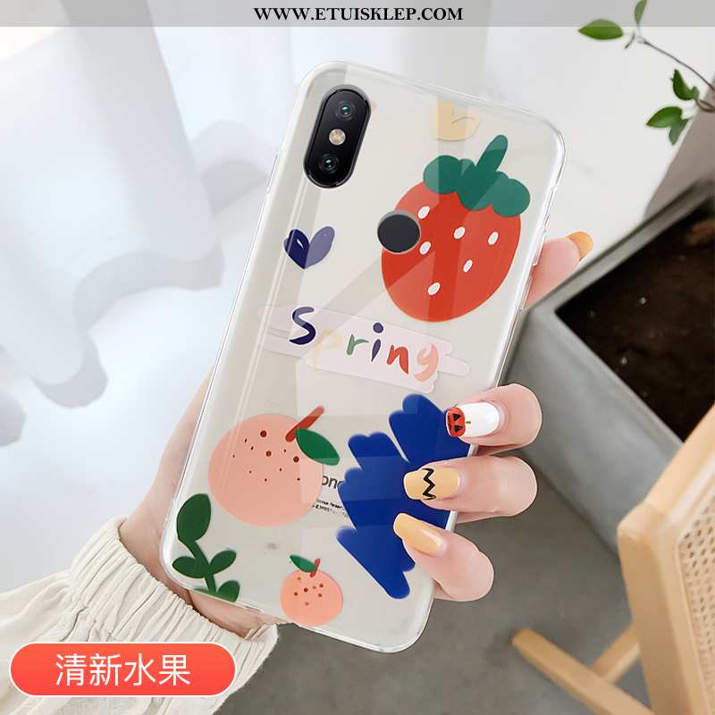 Pokrowce Xiaomi Mi A2 Trendy Czerwony Mały Owoce Truskawka Etui Przezroczysty Oferta