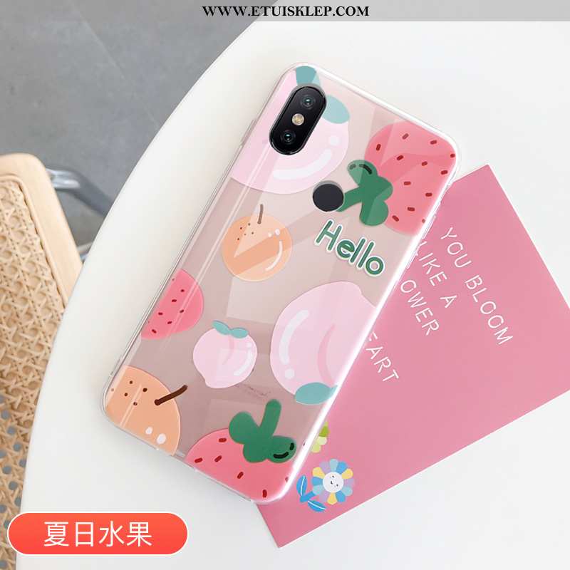 Pokrowce Xiaomi Mi A2 Trendy Czerwony Mały Owoce Truskawka Etui Przezroczysty Oferta