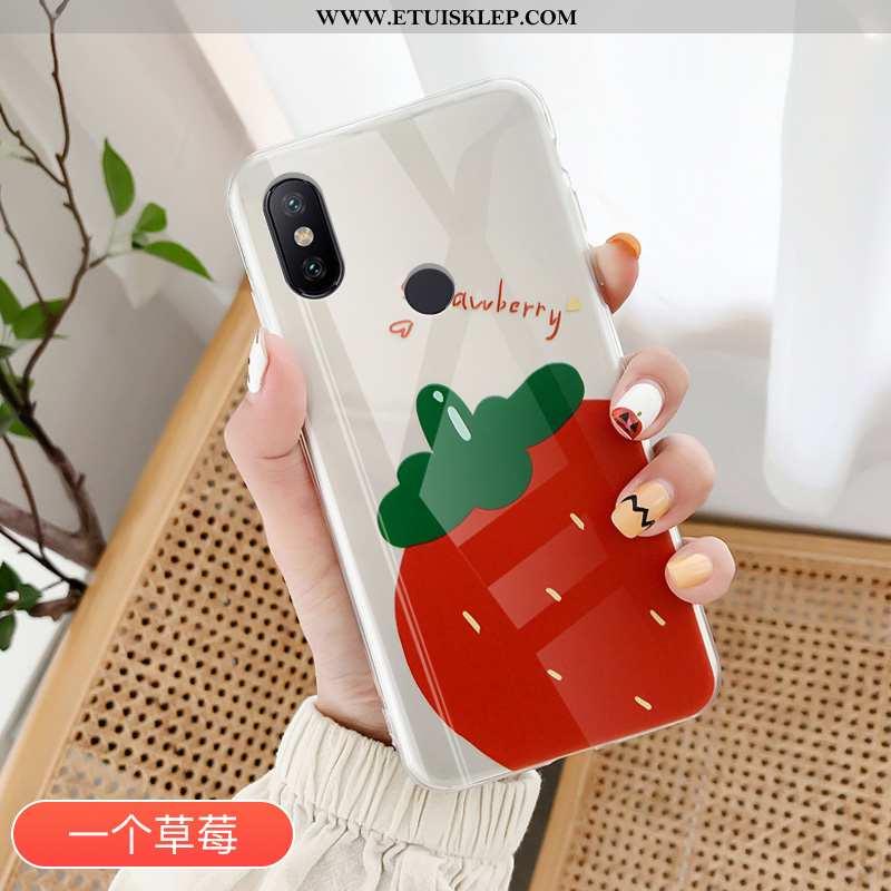 Pokrowce Xiaomi Mi A2 Trendy Czerwony Mały Owoce Truskawka Etui Przezroczysty Oferta