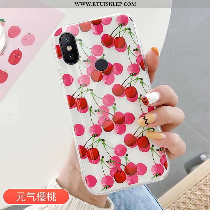 Pokrowce Xiaomi Mi A2 Trendy Czerwony Mały Owoce Truskawka Etui Przezroczysty Oferta