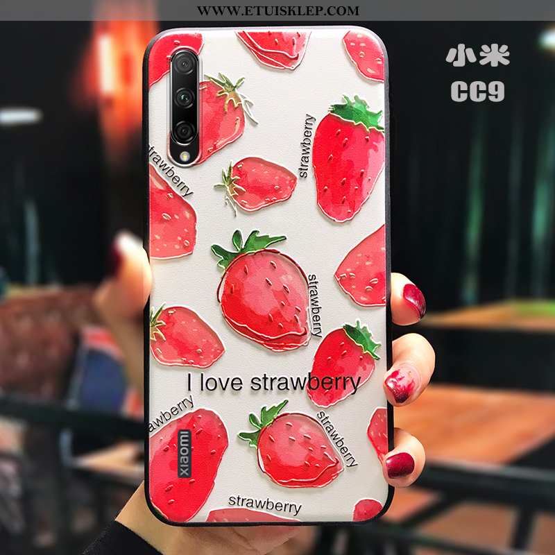 Pokrowce Xiaomi Mi A3 Ochraniacz Mały Owoce Trendy Silikonowe Czerwony Anti-fall Kupię