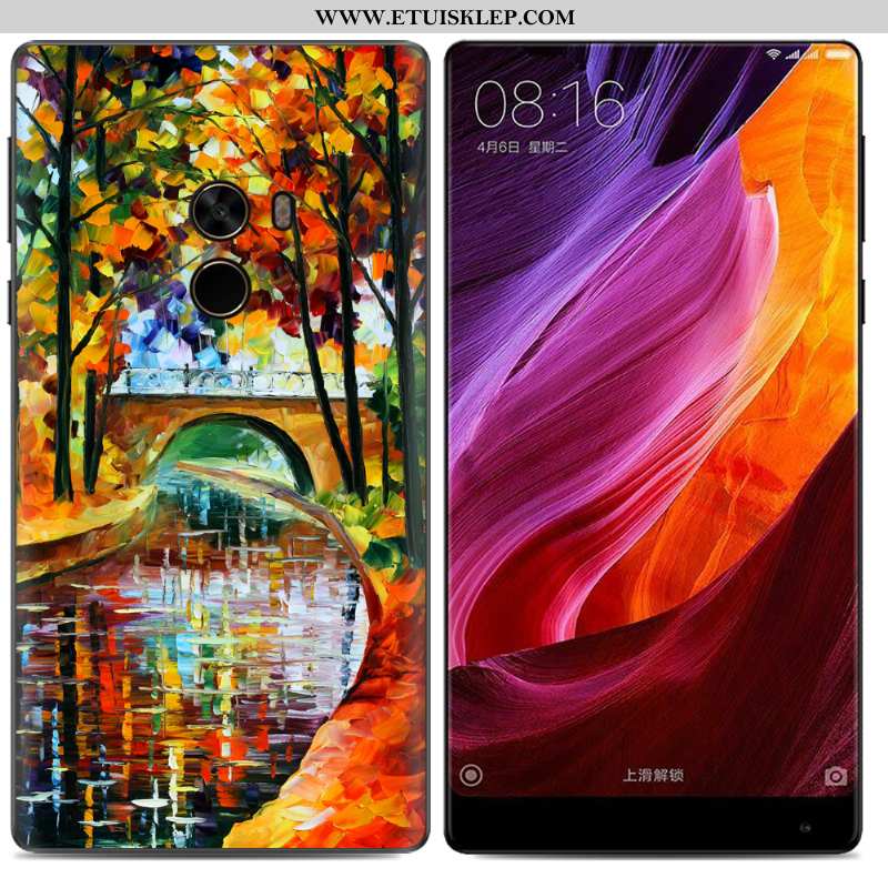 Pokrowce Xiaomi Mi Mix 2 Miękki Futerał Trendy Obraz Olejny Kolor Mały Etui Kup