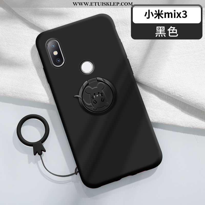 Pokrowce Xiaomi Mi Mix 3 Miękki Rat Osobowość Ring Czerwony Super Futerał Na Sprzedaż