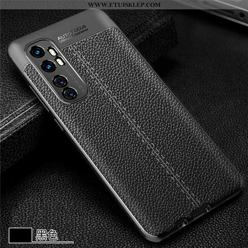 Pokrowce Xiaomi Mi Note 10 Lite Skóra Czerwony Mały Proste Silikonowe Futerał Biznes Tani