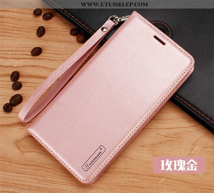 Pokrowce Xiaomi Mi Note 10 Skórzane Etui Klapa Różowe Futerał Telefon Komórkowy Magnetyzm Anti-fall 