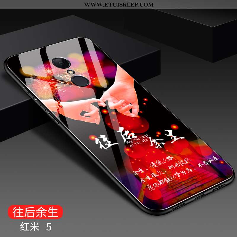 Pokrowce Xiaomi Redmi 5 Szkło Anti-fall Telefon Komórkowy Czerwony Ochraniacz Wiszące Ozdoby Niebies