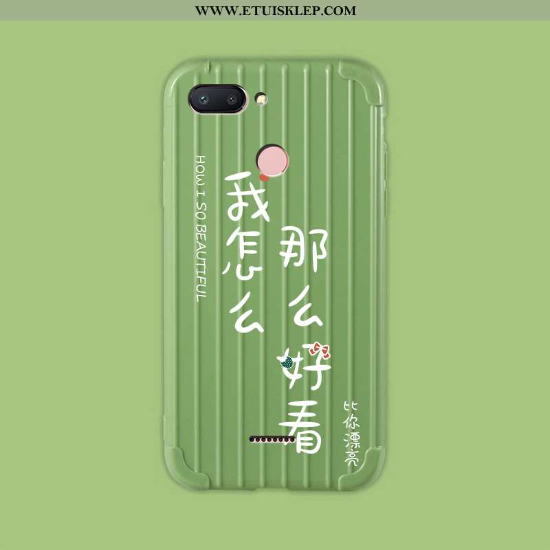 Pokrowce Xiaomi Redmi 6 Moda Kreskówka Telefon Komórkowy Anti-fall Zakochani Zielony Silikonowe Kupi