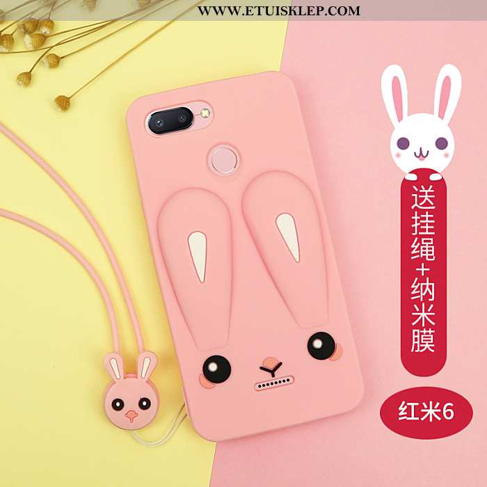 Pokrowce Xiaomi Redmi 6 Silikonowe Bunny Etui Futerał Telefon Komórkowy Czarny Mały Sklep