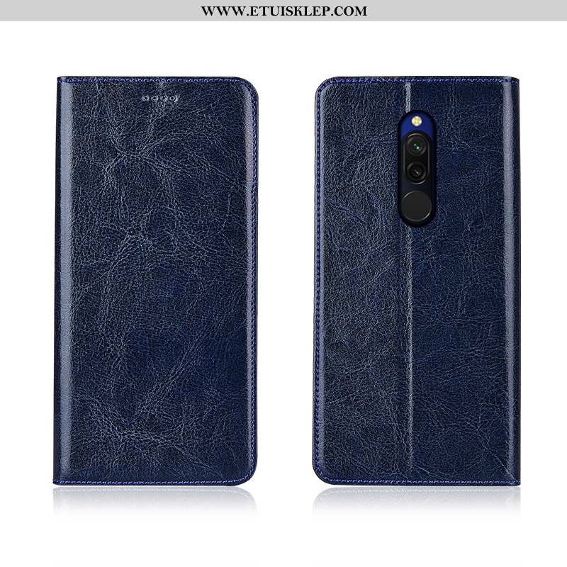 Pokrowce Xiaomi Redmi 8 Miękki Nowy Futerał Anti-fall Skórzane Etui Brązowy Czerwony Online