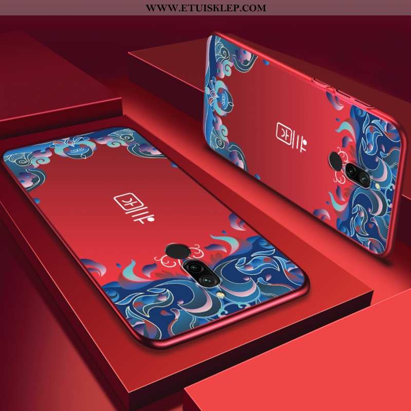Pokrowce Xiaomi Redmi 8 Nubuku Czerwony Telefon Komórkowy Purpurowy Futerał Trudno Kup